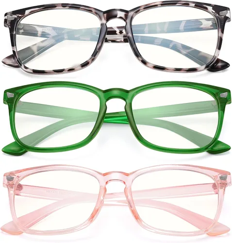 Vista 14 de AZorb 2Pack Gafas de Bloqueo de Luz Azul para Niños - TR90 Gafas de Pantalla de Computadora Irrompibles para Niños y Niñas