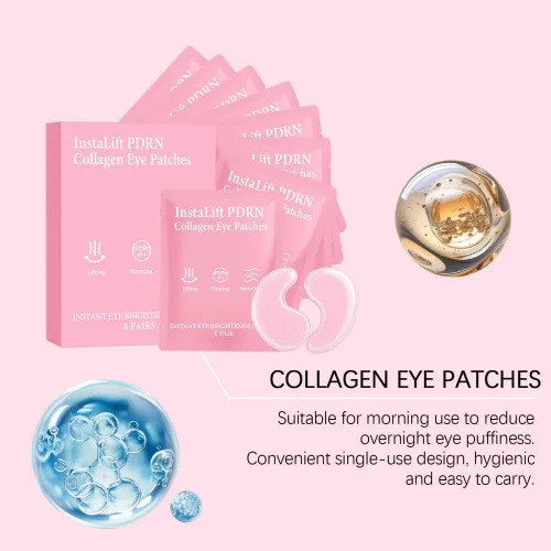 Vista 5 de Serene - Parches para ojos con colágeno PDRN, antiarrugas instantáneas para ojeras y ojos hinchados, parches hidratantes debajo de los ojos