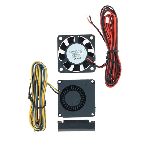 Vista 8 de CR 10 Extrusora Ventilador de enfriamiento DC 12V 40x40x10MM Ventilador y ventilador axial con conducto de enfriamiento activo para impresora 3D