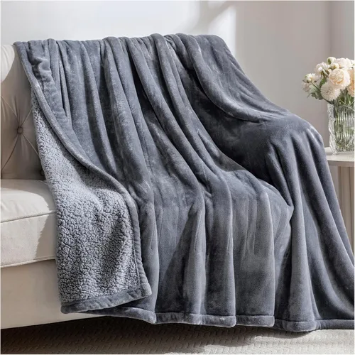 Vista 11 de Manta Térmica Eléctrica Tamaño Full 72''x84'', Manta Térmica de Franela de Doble Capa con Apagado Automático de 10 Horas y 8 Ajustes de Calor, Manta