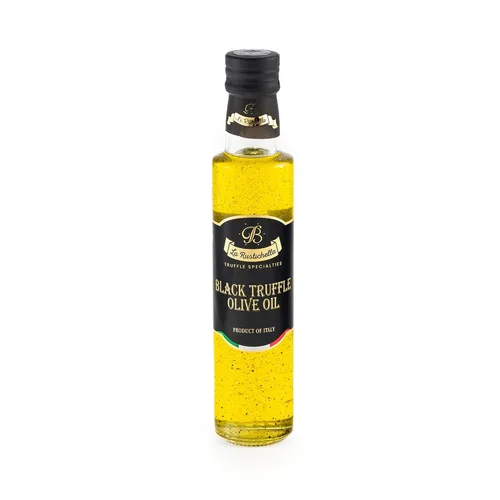 Vista 6 de La Rustichella - Aceite de oliva de trufa negra pequeño - (3.4 fl oz, 3.38 fl oz) - Vegano, sin gluten, sin colesterol