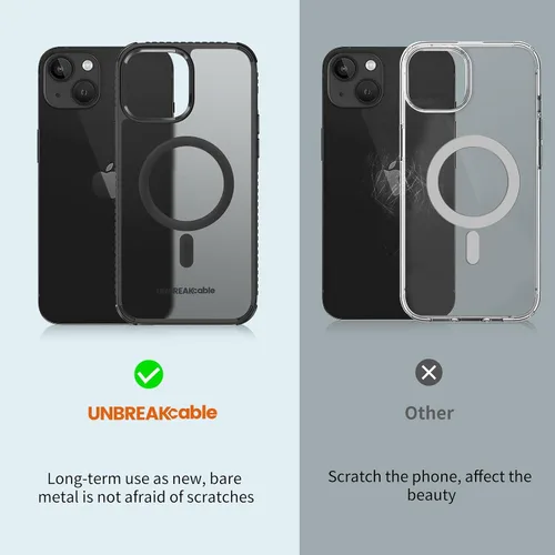 Vista 8 de UNBREAKcable Funda para iPhone 14 y iPhone 13, [Compatible con MagSafe] [Protección a prueba de golpes de grado militar] [Antideslizante] Funda