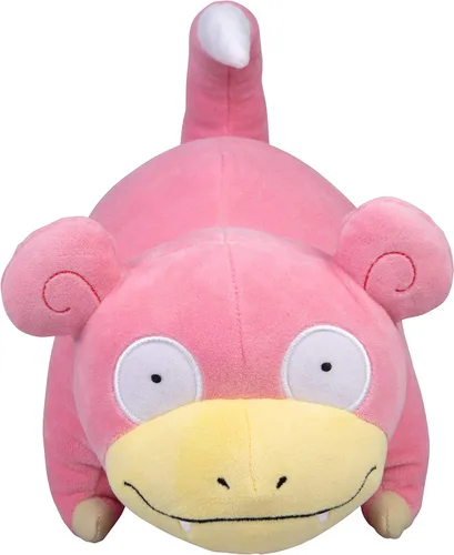 Vista 2 de Pokémon - Juguete de peluche de Slowpoke grande de 12 pulgadas - Con licencia oficial - Auténtico juguete de animal de peluche suave