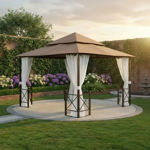 Vista 2 de Garden Winds Toldo de repuesto para cenador The Harbor - Standard 350 - Beige
