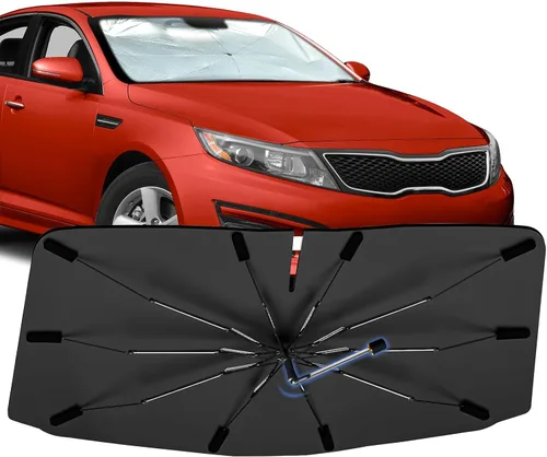 Vista 9 de Sombrilla Parasol para Parabrisas para Mazda 3 2014-2026, Parasol Plegable para Coche para Ventana Delantera, Visera Protectora Solar Altamente