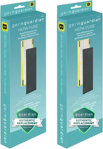 Vista 9 de GermGuardian Filter B True HEPA Pure - Filtro purificador de aire auténtico, elimina el 99.97% de los contaminantes, humo de incendios forestales