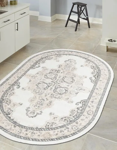 Vista 36 de Unique Loom Parker Collection - Alfombra de área Merakli (2 x 3 pies, rectangular, aguamarina/beige)