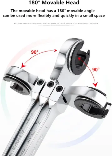 Vista 5 de Llave de cabeza ajustable flexible YS-LF de 0.315 in