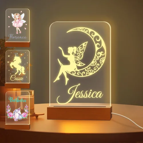 Vista 23 de Luz nocturna con foto personalizada, lámpara LED con nombre de corazón, lámpara acrílica personalizada con imagen, regalo para su novia, amante
