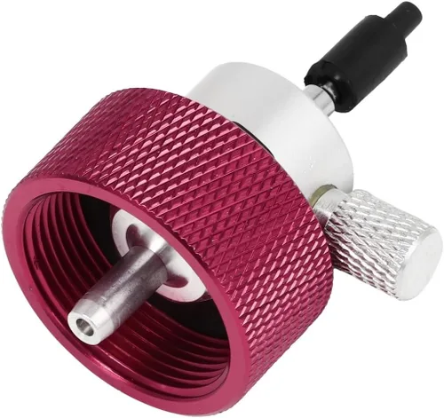 Vista 2 de Outdoor Propane Refill Adapter For Green Gas Tanks With Silicone Oil Storage
