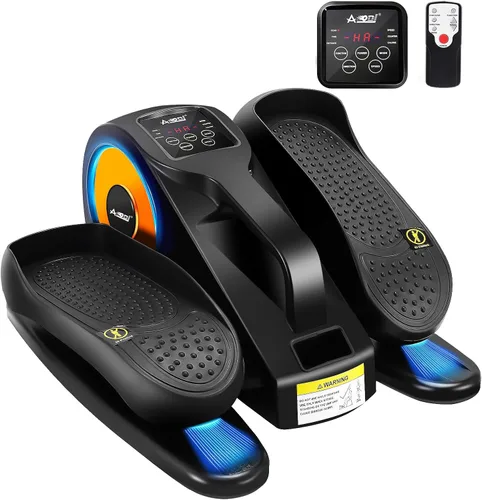 Vista 9 de Under Desk Elliptical Machine, Leg Exerciser for Seniors Adults, Adjustable Speeds Elliptical Trainer with Remote, Quiet & Portable Mini Seated