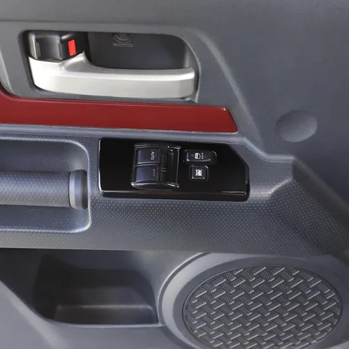 Vista 9 de Aunginsy Cubierta de panel de botón de elevación de vidrio para ventana de puerta, compatible con Toyota FJ Cruiser 2007-2021 para el reposabrazos