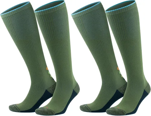 Vista 21 de GoWith Compression Socks for Men & Women, Cushioned 20-30 mmHg Graduated Compression Running Socks, Athletic Knee High Socks