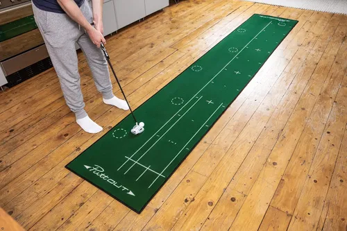 Vista 2 de PuttOut Alfombrilla grande para golf (144.5 x 26.4 in)