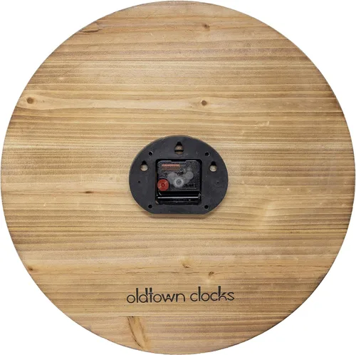 Vista 7 de Reloj de pared de madera multicolor de 18.0 in, playa costera marítima (azul, 18 pulgadas)