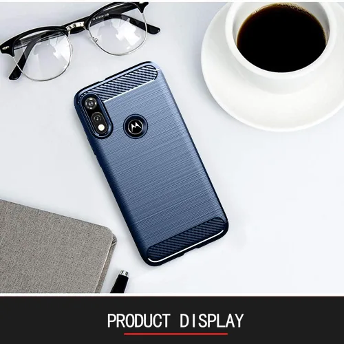 Vista 7 de Asuwish Funda compatible con Moto E 2020 Motorola E7 y protector de pantalla de vidrio templado, accesorios de celda, fundas de silicona para MotoE