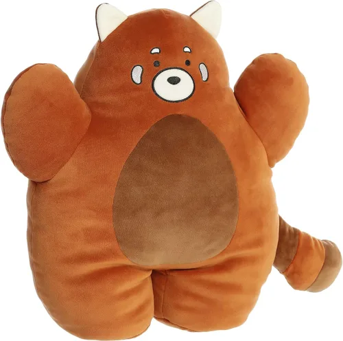 Vista 2 de Aurora® Squishy Spongecakes™ Red Velvet Panda™ - Juego imaginativo - Comodidad abrazable - Marrón 16 pulgadas