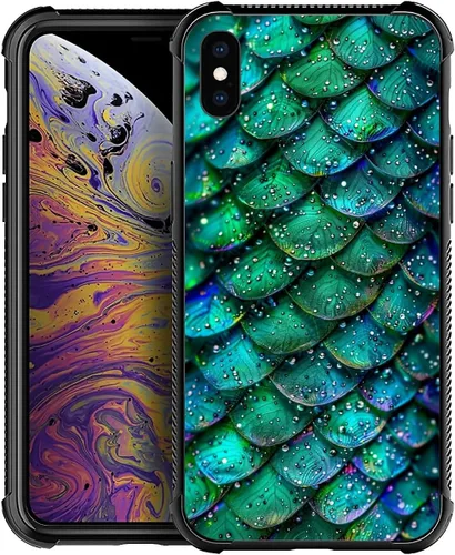 Vista 250 de Funda compatible con iPhone 8 Plus, diseño de oso de bosque otoñal, a prueba de golpes, antiarañazos, carcasa trasera de policarbonato duro