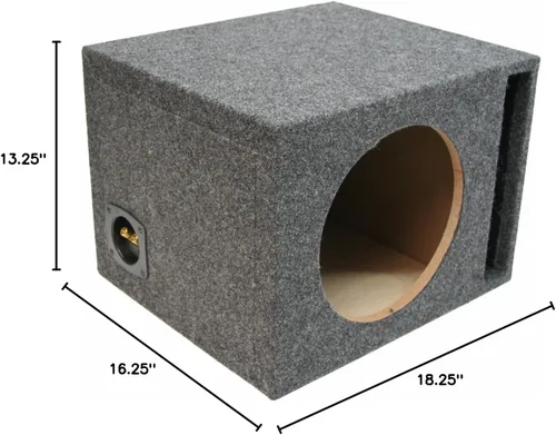 Vista 4 de KICKER Paquete 43C124-N con puerto ventilado estéreo universal para automóvil de 12 pulgadas Comp C12 Sub Box Enclosure - Final 4 Ohm