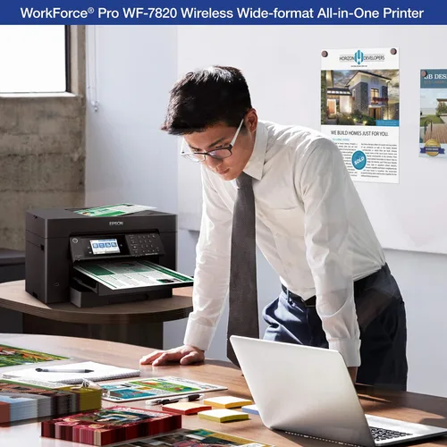 Vista 6 de Epson Workforce Pro WF-7820 Impresora inalámbrica de inyección de tinta