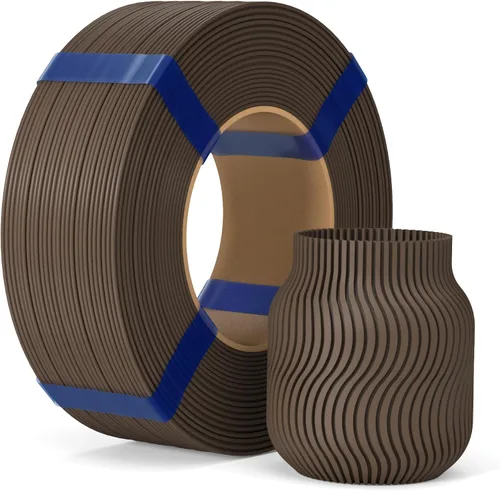 Vista 20 de ELEGOO Filamento de relleno básico PLA 1.75mm negro 4KG, filamento para impresora 3D sin carrete precisión dimensional +/- 0.02mm, PLA para 4*2.2