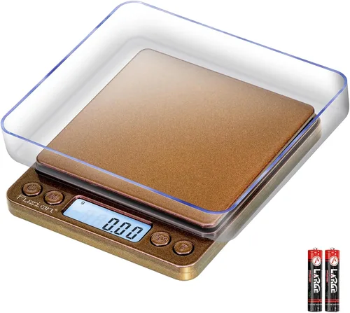 Vista 12 de Fuzion Báscula digital de gramos, precisión de 0.0004 oz, báscula digital de joyería de 17.64 oz Negro