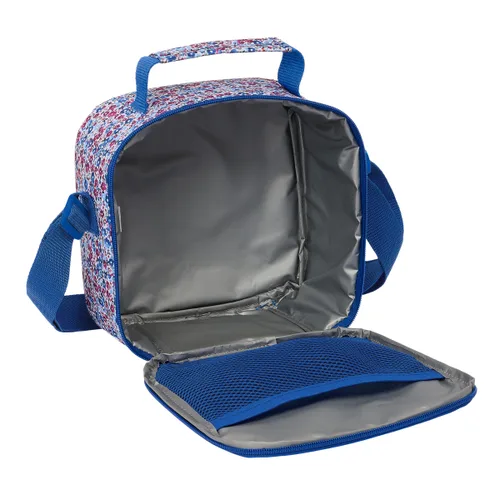 Vista 4 de Portameriendas Térmico Nait Nait Flores coimbra azul Azul 20 x 20 x 15 cm