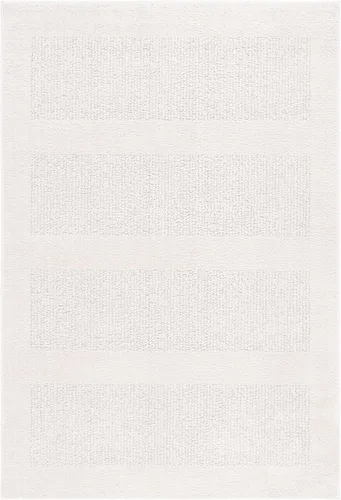 Vista 10 de SAFAVIEH Melody Collection - Alfombra de pasillo de 2 pies 2 pulgadas x 8 pies, color marfil y gris, diseño moderno, ideal para zonas de alto