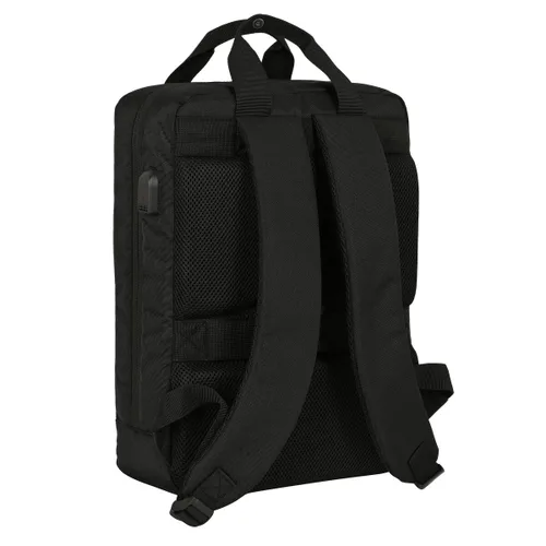Vista 3 de Mochila para Portátil Mickey Mouse Clubhouse Negro 29 x 39 x 11 cm