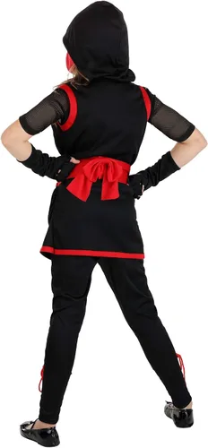 Vista 5 de Disfraz de Ninja Stealth para niña