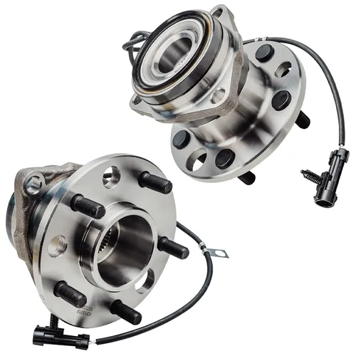 Vista 14 de Detroit Axle - Cojinete de rueda delantera y cojinete de rueda trasera para Honda Civic 1992-2000, Civic Del Sol 1993-1997, 4 lengüetas no ABS 1992