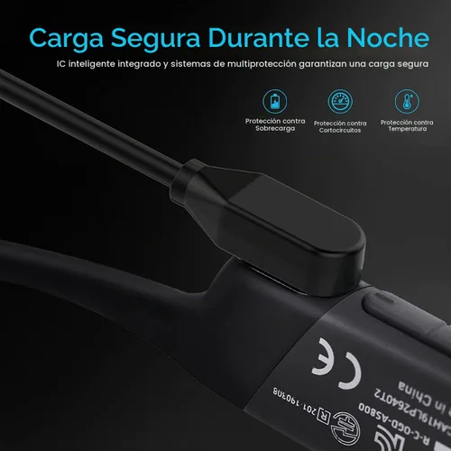 Vista 3 de AWINNER Paquete de 2 cables de carga compatibles con Shokz, cable de carga magnético compatible con Aftershokz Aeropex AS800, Shokz OpenRun Pro