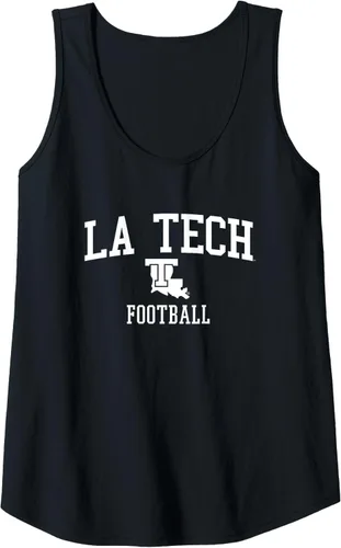 Vista 5 de Camiseta sin mangas de fútbol Louisiana Tech Bulldogs, Negro