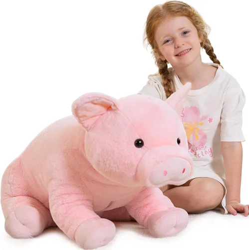 Vista 8 de BENINY Juguete de Peluche Grande de Ajolote Azul, Animal de Peluche Gigante de Ajolote de 39", Juguetes Grandes Regalo para Niñas Niños, Almohada