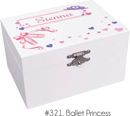 Vista 3 de Joyero personalizado de bailarina MyBambino