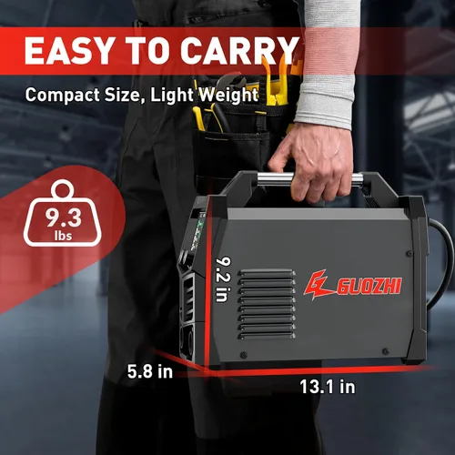 Vista 6 de GZ GUOZHI 145A Soldador MIG, Soldador 3 en 1 FLUX MIG/Lift TIG/ARC Soldador MIG Multi-Proceso, Máquina de Soldadura 110V, Soldador de Núcleo