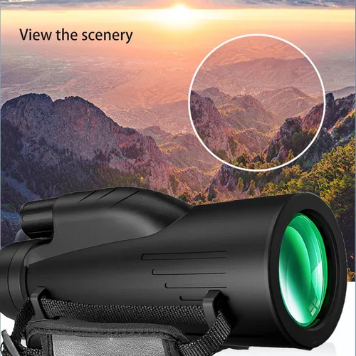 Vista 6 de 12x50 HD Monocular Telescope, Monoculars for Adults High Powered with Smartphone Adapter & Tripod