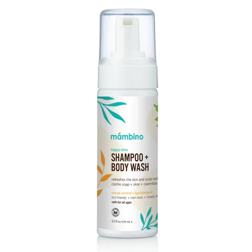 Vista 8 de Mambino Organics Soothe Me - Champú y gel de baño corporal para niños, baño esencial para bebés, esenciales suaves para recién nacidos, lavanda y té