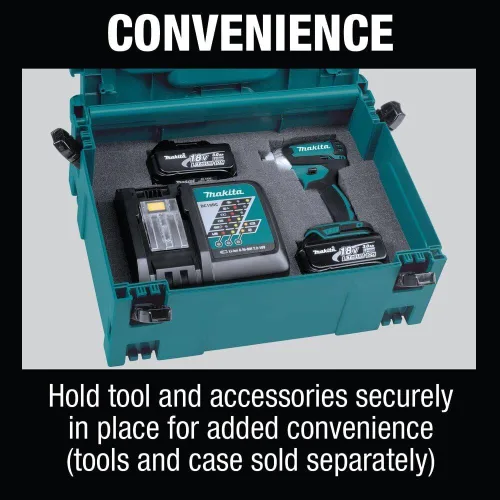 Vista 3 de Makita T-02571 Inserto de espuma personalizable para cajas de enclavamiento