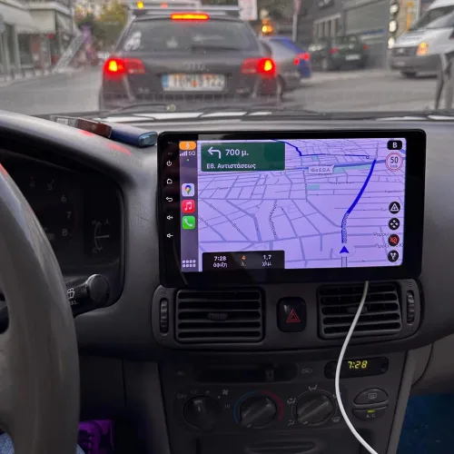 Vista 8 de 9 pulgadas universal 1 Din coche estéreo Radio Fascia pantalla táctil Autoradio coche MP5 reproductor adaptador de placa de marco 1din reemplazo