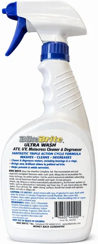Vista 2 de Bike Brite MC4U Ultra Spray Wash - Azul (32 onzas líquidas)