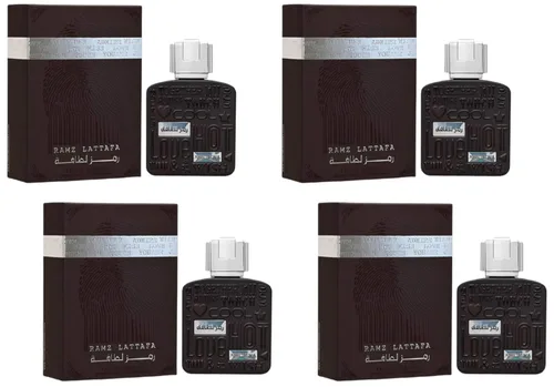 Vista 6 de Lattafa Perfumes Ramz Silver Eau De Parfum Spray para Unisex, 3.4 onzas