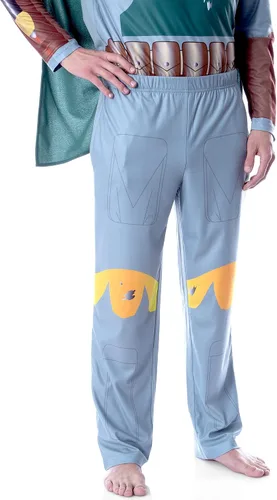 Vista 3 de Star Wars Boba Fett - Conjunto de pijama de manga larga para hombre con capa