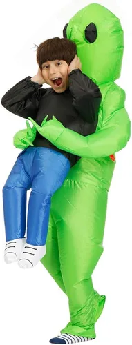 Vista 2 de Decalare Disfraz inflable para niños disfraces alienígenas disfraz de unicornio disfraz de Halloween fiesta de disfraces disfraz de fantasía