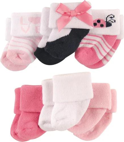 Vista 3 de Luvable Friends Conjunto de calcetines unisex para bebé recién nacido y bebé