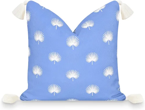 Vista 12 de Hofdeco Premium Funda de almohada lumbar para interiores y exteriores, solo para patio, 12 x 20 pulgadas, repelente al agua para patio trasero