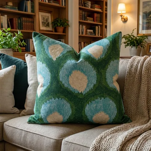 Vista 5 de Funda de almohada de lino blanco con cremallera de 16 x 16 pulgadas (83 x quzgxe9xq)