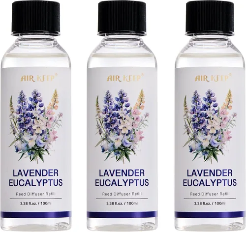 Vista 8 de Airkeep - Recarga de aceite para difusor de varillas/Brisa de abril/100ml