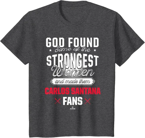 Vista 7 de Dios encontró la mujer más fuerte Carlos Santana camiseta