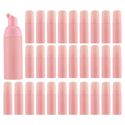 Vista 16 de Botella de espuma de 2 onzas con bomba dorada, dispensadores de espuma de viaje vacíos para jabón, champú, 3 Colores Mini travel size foamer